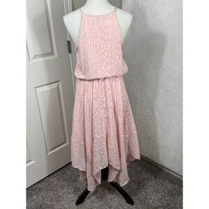 Girls' Pink Lace Halter Dress - Brand